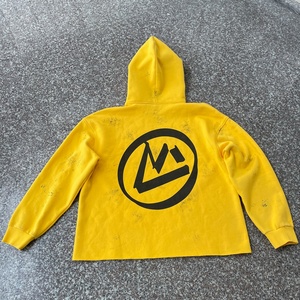 Sudadera con Capucha Unisex Personalizada, Talla Grande, Teñida con Spray, 100% Algodón, Felpa Francesa, Peso Pesado 450gsm, Alta Calidad, Térmica, con Diseño Splash-Ink - Product Image 2
