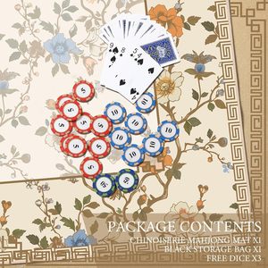 Conception personnalisée Mahjong Nappe Jeux de société Tapis antidérapant en caoutchouc Poker Tapis de table Chinoiserie Domino Tuile Jeu Tapis de table - Product Image 4