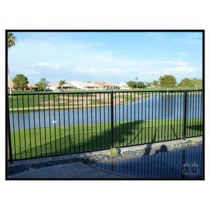 Barandal <span class=keywords><strong>de</strong></span> <span class=keywords><strong>Hierro</strong></span> Forjado Elegante y Moderno, Barandal Ornamental <span class=keywords><strong>de</strong></span> <span class=keywords><strong>Hierro</strong></span> Cómodo <span class=keywords><strong>para</strong></span> Patio y Espacios Exteriores - Product Image 1