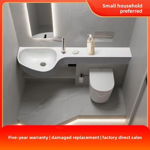 <span class=keywords><strong>Lavabo</strong></span> de Pared Moderno y Minimalista para Casas Pequeñas; <span class=keywords><strong>Lavabo</strong></span> Compacto Ultraestrecho en Forma de Lágrima, de Una Sola Pieza, SMC - Product Image 4