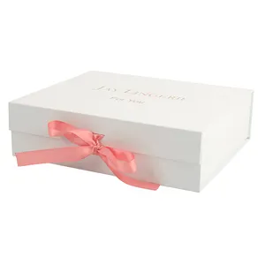 WALKIN Wholesale Custom Rectangle Lingerie Gift Packaging Boxes Luxury Paper Box For Lingerie