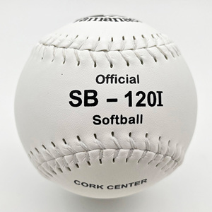 Palla da Softball <span class=keywords><strong>Tamanaco</strong></span> SB-120I in Pelle PVC Bianca da 12 Pollici, COR.50, 420 LBS PK, Centro in Sughero - Product Image 4