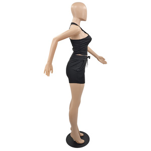 Vêtements pour femmes en gros, tenue sexy en deux pièces pour femmes, haut court, ensemble en deux pièces, ensemble court en deux pièces pour femmes, <span class=keywords><strong>été</strong></span> - Product Image 5