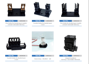 เครื่องสเปกโตรโฟโตมิเตอร์แบบยูวีวิสสองลำแสงหน้าจอสัมผัสได้รับการรับรองมาตรฐาน <span class=keywords><strong>CE</strong></span> <span class=keywords><strong>190</strong></span>~1100 นาโนเมตร รองรับหลอดทังสเตนและดิวทีเรียม รองรับ OEM - Product Image 6