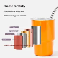 Vente en gros de mini-gobelets de bureau isothermes à double paroi en acier inoxydable de 2oz/3oz/5oz/7oz, vierges pour sublimation de café