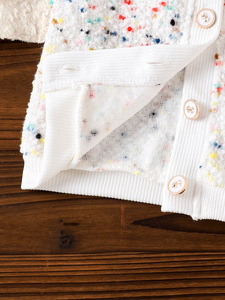 Ropa para Niños, Estilo Europeo Americano, Conjunto de Falda y Top de Manga Larga Beige para Primavera y Otoño, Ropa para Niñas de 0 a 3 Años - Product Image 3