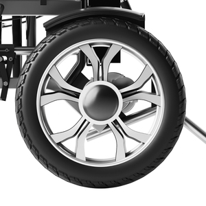 Silla de Ruedas Eléctrica Cansera 214 Todo en Uno, 700W, Respaldo Alto, Largo Alcance, Freno EABS, <span class=keywords><strong>4</strong></span> Amortiguadores, Reposabrazos Abatibles, Doble Uso, Carga de 100KG - Product Image 4