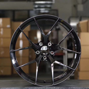 SW RID Roues forgées Deep Dish Design Poli Finition satinée Capuchon personnalisé pour <span class=keywords><strong>Audi</strong></span> <span class=keywords><strong>RS3</strong></span> RS5 Tesla Model S Toyota GR Supra Mustang GT - Product Image 5