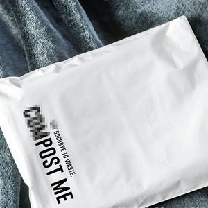 Factory Custom Bright White <b>Packaging</b> Envelope New Raw Material Thick Printed Biodegradable Polyethylene Express Bag - Product Image 2