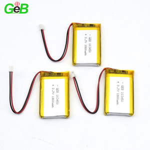 Rechargeable lithium polymer battery 103450 3,7 V 1800 mAh Li-ion battery LiPo batteries - Product Image 5