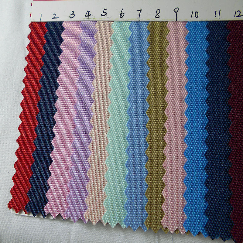 Manufacturer 600D Rpet Recycled Material PU Waterproof Eco-Friendly 100% Polyester Fabric Home Textile
