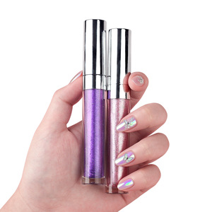 Sombra <span class=keywords><strong>de</strong></span> <span class=keywords><strong>Ojos</strong></span> Líquida Brillante <span class=keywords><strong>de</strong></span> Larga Duración, 5 Colores, Logotipo Personalizado, Maquillaje Vegano para <span class=keywords><strong>Ojos</strong></span>, Sombra <span class=keywords><strong>de</strong></span> <span class=keywords><strong>Ojos</strong></span> Camaleón, Marca Privada - Product Image 2