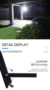 Projecteur LED en aluminium moulé sous pression réglable, étanche IP65, haute luminosité pour la sécurité extérieure - Product Image 6