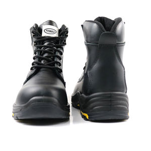 OEM personalizado S3 impermeable botas de trabajo de cuero genuino con antibacterias antideslizante zapatos de seguridad para los hombres zapatos de seguridad con punta de acero - Product Image 6