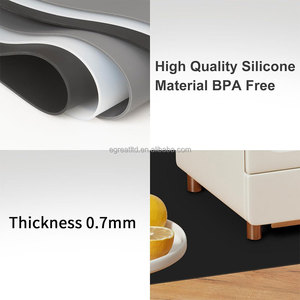 Resin Silicone <b>Table</b> Mat Multipurpose Countertop <b>Protector</b> Kitchen Heat-resistant Mat Quality Silicone <b>Table</b> Mat - Product Image 5