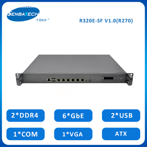 6 Lan LGA1151 DDR4 VGA 2 SFP AC 100V ~ 240V <span class=keywords><strong>1U</strong></span> máy chủ Chassis pfsense tường lửa trường hợp OEM Mạng tường lửa thiết bị - Product Image 2