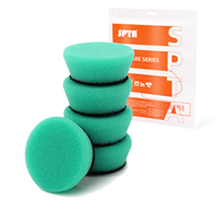 SPTA 1" 32mm Tampons de polissage professionnels en mousse à haute efficacité, à fixation auto-agrippante, pour coupes lourdes et zones difficiles d'accès, pour le detailing automobile