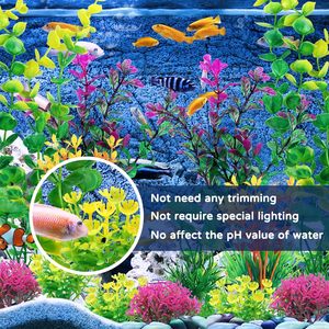 Suprimentos de Fábrica: Plantas Aquáticas e Algas Plásticas Ecológicas para Decoração de Aquários e Acessórios - Product Image 4