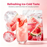 Boisson isolat de protéines de lactosérum transparente GMP sous marque privée, électrolytes pour la récupération post-entraînement des femmes, OEM MOQ 50 boîtes