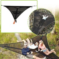 Hamac double portable en parachute pour le camping en plein air, hamacs de jardin, loisirs, voyage, balançoire suspendue