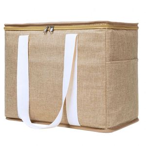 Sac isotherme réutilisable pour courses, grand format, étanche, avec fermeture éclair, idéal pour le transport de glace et comme sac de voyage isotherme. - Product Image 1