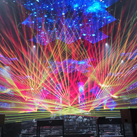 Lumière laser d'animation RVB pleine couleur haute puissance 8-15W, DMX512, application Bluetooth, professionnelle pour scène, DJ, club, bar, discothèque, spectacle