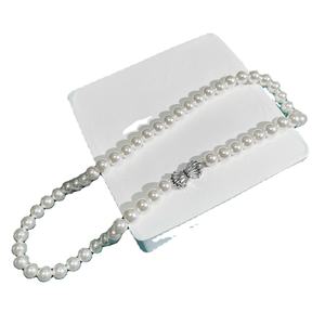 Nouveau collier de perles d'eau douce naturelles pour femmes, 9-10mm, Plus collier à boucle en <span class=keywords><strong>or</strong></span> véritable 18k, <span class=keywords><strong>prix</strong></span> de gros d'usine - Product Image 1