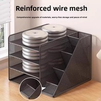 Étagère de bureau multi-niveaux en métal pour le rangement de documents en gros