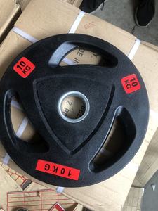 <span class=keywords><strong>Techfit</strong></span> – plaque recouverte de caoutchouc noir à 3 trous, équipement de Fitness pour la gymnastique à domicile, plaques de poids d'haltères, Offre Spéciale - Product Image 2