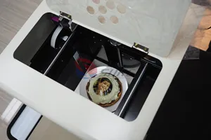 Imprimante comestible de gâteau de macaron de pizza, Machine d'imprimante de café de selfie