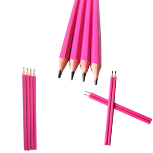 Bút chì HB màu hồng không có bút chì tiêu chuẩn với chì màu cho phác thảo cho bộ văn phòng phẩm hoặc lapiceros - Product Image 1