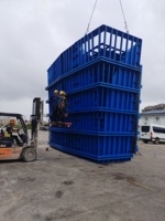 Système de coffrage en acier moderne haute résistance avec panneaux réutilisables pour la construction en béton