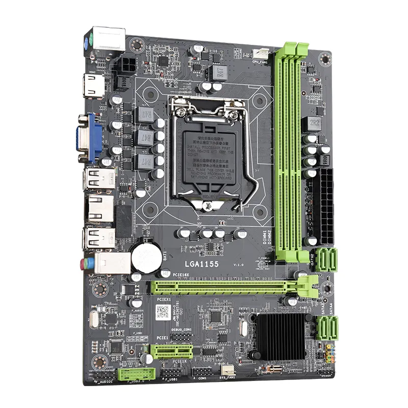 Miglior prezzo H61 chipset DDR3 di memoria della scheda madre lga 1155