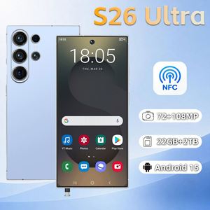 S26 Ultra con Riconoscimento Facciale, Cellulare Android NFC, 22GB RAM, 2TB ROM, Fotocamera 108MP per Ufficio, Affari, Viaggi Quotidiani e Gaming - Product Image 6