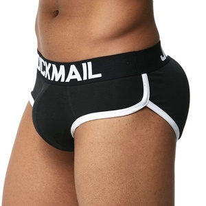 Caleçon Boxer Sport <span class=keywords><strong>Homme</strong></span> en Coton Tricoté Respirant avec Coussinet Amovible et Poche de Soutien – Idéal pour la Gym - Product Image 3