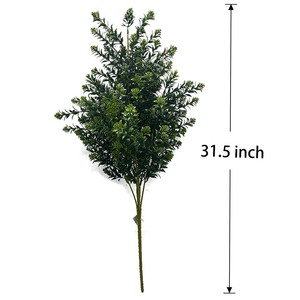 Plantas Artificiales Verdes de 31.5 Pulgadas al por Mayor y Decoración de Plantas Verdes para Interiores y Exteriores con Ramas Grandes de Arbustos Verdes - Product Image 3