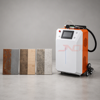 Nettoyeur laser à impulsions industriel 1000W à refroidissement par air pour l'élimination de la rouille tenace, de la peinture et de l'oxyde, avec une énergie de 15mJ et une largeur de 270mm