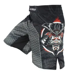 Pantaloncini da combattimento personalizzati MMA UFC Grappling Muay Thai BJJ Training Jiu Jitsu No Gi Wear donna uomo sublimazione bauli da boxe