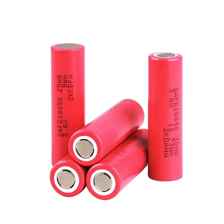 SAFD 3.6V 25HR 18650 2500mAh 25A 10c Entlade batterie zu verkaufen