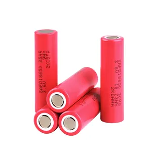 SAFD 3,6 V 25HR 18650 2500mAh 25A 10c batería de descarga a la venta