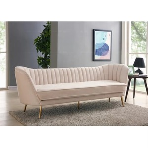 Divano in Velluto di Alta Qualità alla Moda e Confortevole, Molto Morbido, Linee Eleganti, <span class=keywords><strong>Divani</strong></span> Moderni per Soggiorno - Product Image 4