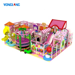 สนามเด็กเล่นในร่มธีม<span class=keywords><strong>การ์ตูน</strong></span> YL-2-B133 ปราสาทซนสำหรับเด็ก พร้อมสไลเดอร์และบ่อบอล - Product Image 3