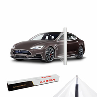 Film de protection de peinture Ppf noir Anti jaunissement couverture de carrosserie 1.52*15m auto-cicatrisant Tpu Ppf hydrophobicité Nano revêtement