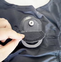 Gilet intelligent personnalisé avec logo, surveillance de la fréquence cardiaque, fitness, gilet de sport élastique intelligent, gilet ECG personnalisé, fonctionne avec capteur GPS