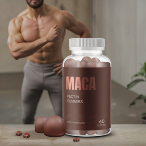 Vitamin Gummy Maca chiết xuất mạnh mẽ Kẹo bổ sung cho sức khỏe nam giới dành cho người lớn đường miễn phí Maca Gummies - Product Image 1