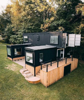 Maison conteneur extensible, cabane préfabriquée extensible, villa conteneur moderne pliable 20ft 40ft
