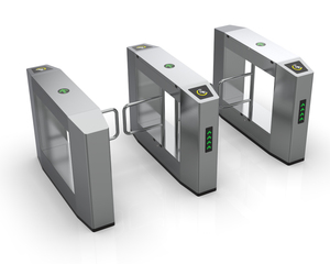 Siêu thị an ninh lối vào Swing cổng turnstile hệ thống với làn đường duy nhất rào cản Tự động kiểm soát truy cập RFID tính năng - Product Image 5