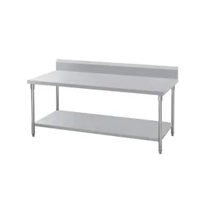 heavy duty restaurant stainless steel tables commercial kitchen work stainless steel work table with 3 layers