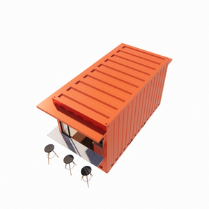 Giá tốt nhất 20 chân thương mại vận chuyển ngoài trời container quán cà phê thanh dễ dàng cài đặt thiết kế hiện đại nhà thép phẳng gói container - Product Image 5
