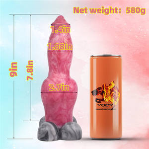 FAAK-consolador suave y sólido para mujeres, Juguetes sexuales populares de bajo <span class=keywords><strong>precio</strong></span> con nudo de <span class=keywords><strong>perro</strong></span> lobo enorme para mujeres - Product Image 5